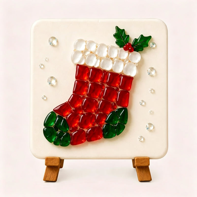 🎄 Christmas Mosaic Craft Kit – Create Your Own Sparkling Holiday Decor ✨
