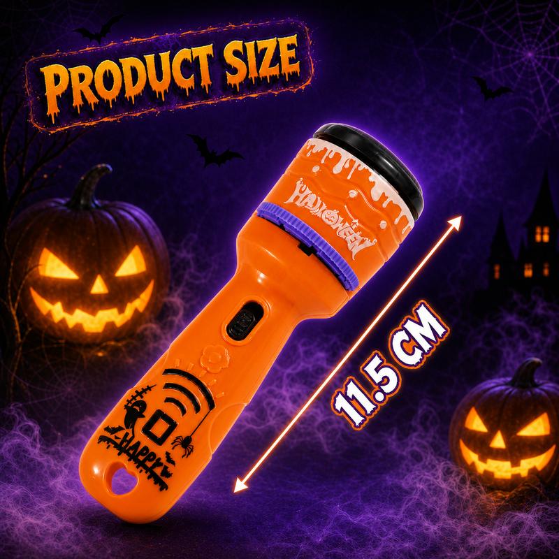 Kids Christmas Halloween Projection Flashlight Toy
