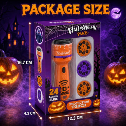 Kids Christmas Halloween Projection Flashlight Toy