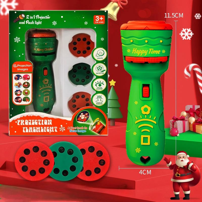 Kids Christmas Halloween Projection Flashlight Toy