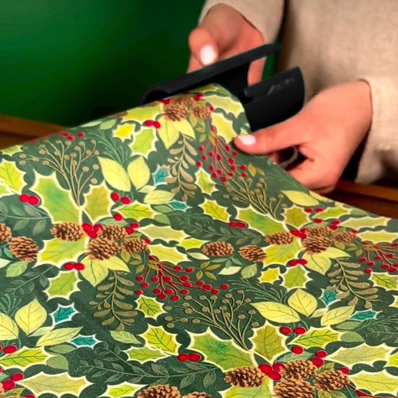 Clean-Cut Wrapping Paper Roll Cutter