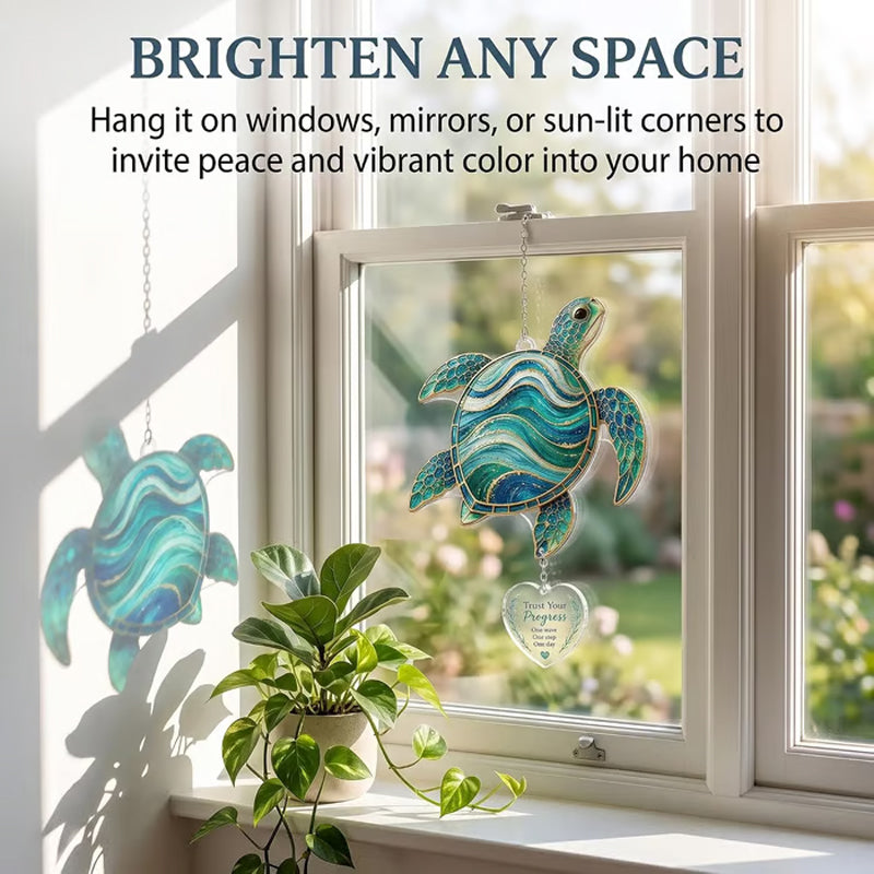 ✨ Inspirational Dragonfly Suncatcher – A Beautiful Reminder to Keep Going 🦋🌈