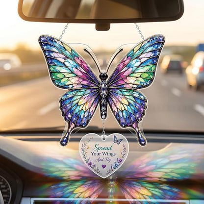 ✨ Inspirational Dragonfly Suncatcher – A Beautiful Reminder to Keep Going 🦋🌈