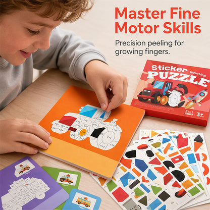 Kids Geometric Sticker Activity Book