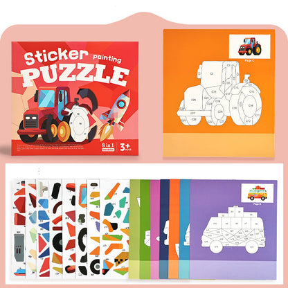 Kids Geometric Sticker Activity Book