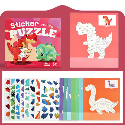 Kids Geometric Sticker Activity Book
