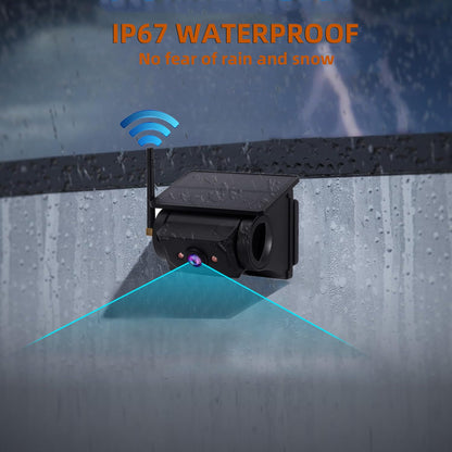 🚛 Drive With Confidence! Wireless 1080P HD Backup Camera – Split-Screen System for Trucks & RVs
