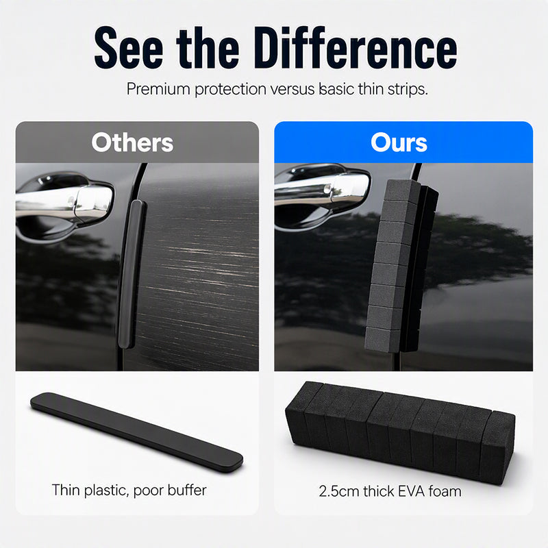 🎉 2026 Sale — Over 17,400 Sold!🚗Universal EVA Foam Car Door Edge Guards 4‑Piece Set 🛡️