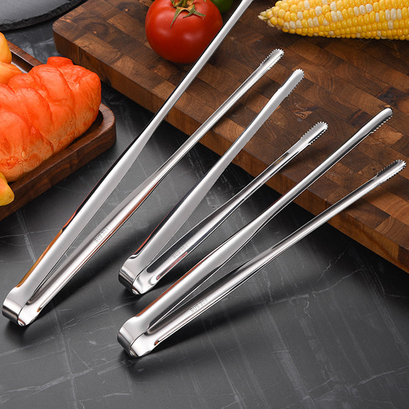 🔥 2026 HOT SALE! 304 Stainless Steel Kitchen Tongs – Strong Grip for Cooking, Grilling & Serving