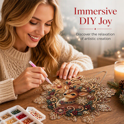 🎄🎅Christmas Diamond Art Hanging Kit❤️Gifts for the one you love most