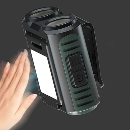 💡 Hands-Free Hat Light – Motion Sensor LED Clip-On Headlamp With Stepless Dimming