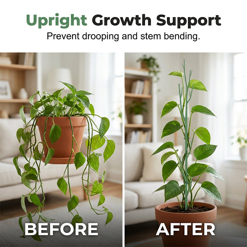 Green Garden Stakes for Climbing Plants