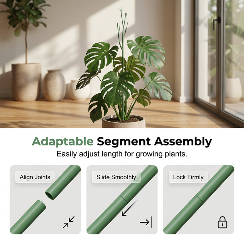 Green Garden Stakes for Climbing Plants