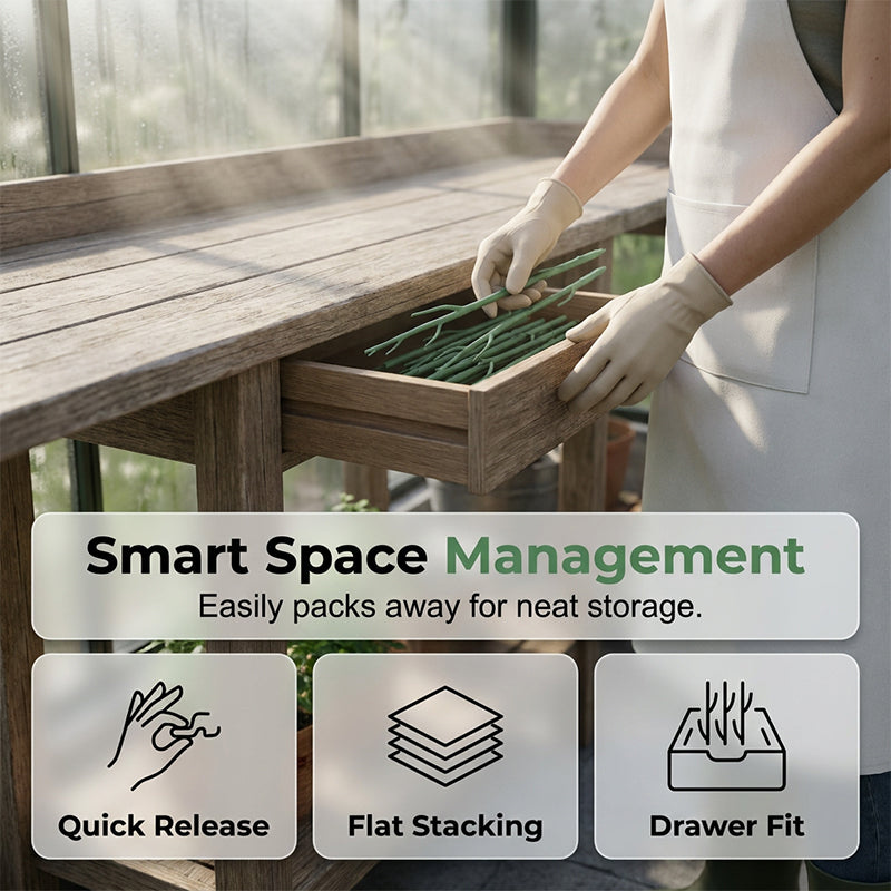 Green Garden Stakes for Climbing Plants