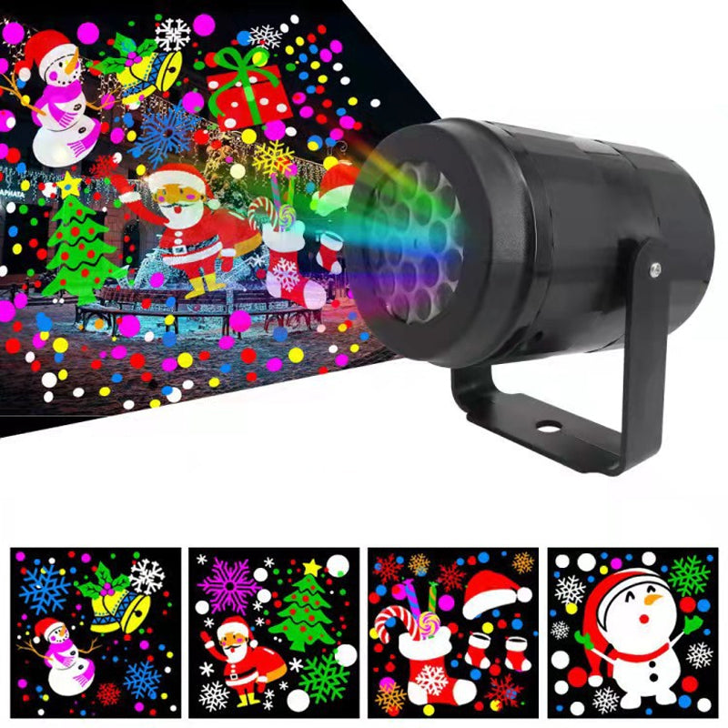 LED Snowflake Projector Lamp