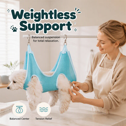 Pet Grooming Hammock for Cats and Dogs