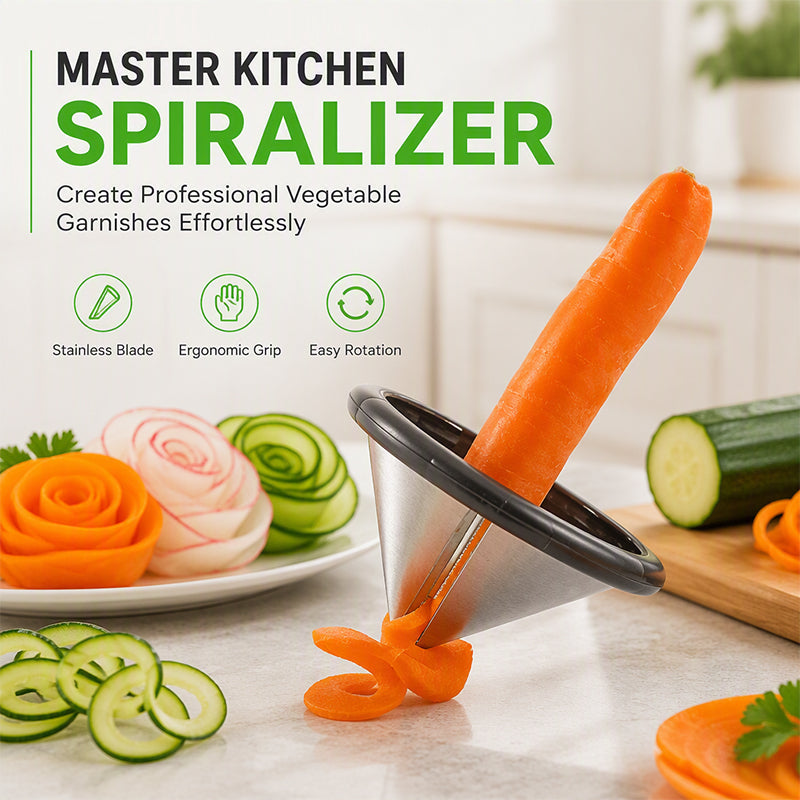 Spiral Funnel Vegetable Curler