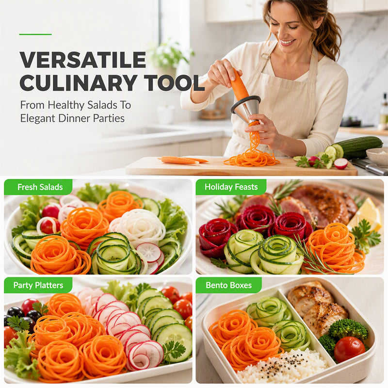 Spiral Funnel Vegetable Curler