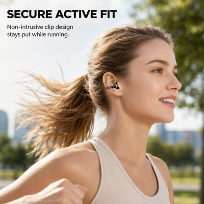 🎧 2-in-1 Wireless Earbuds with Digital Display – Open-Ear Sports Clips & Mini Sleep Earbuds