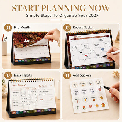 Productive 2027 Desk Calendar