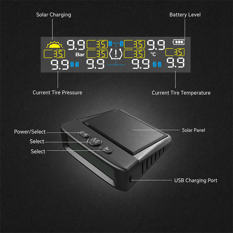 Solar Tire Pressure Monitor