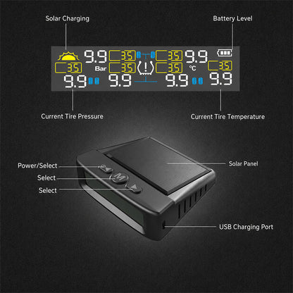 Solar Tire Pressure Monitor