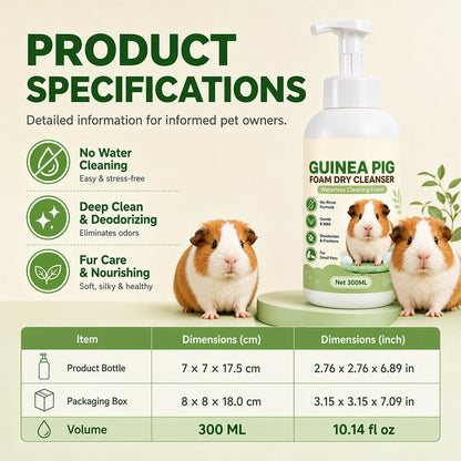 No-Rinse Guinea Pig Shampoo Foam