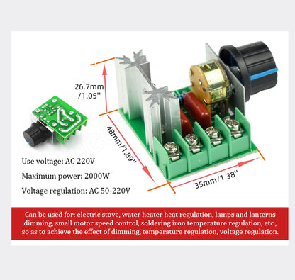 ⚡ 50% OFF | 2000W AC Voltage Controller