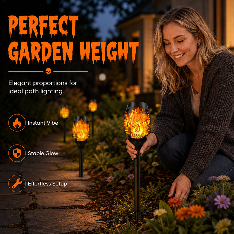 🎃Solar Halloween Skull Garden Stake Lights