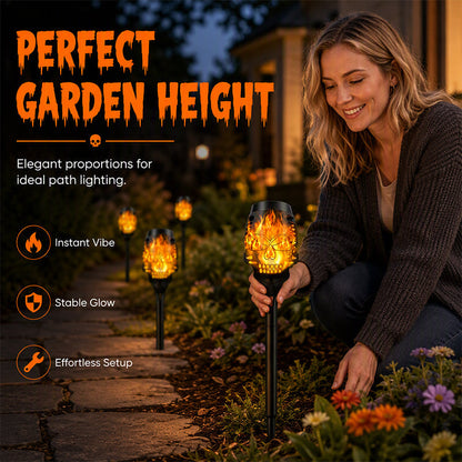 🎃Solar Halloween Skull Garden Stake Lights