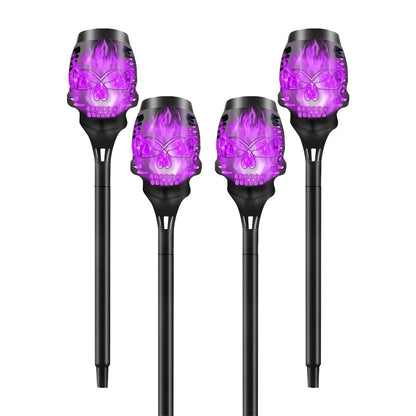 🎃Solar Halloween Skull Garden Stake Lights