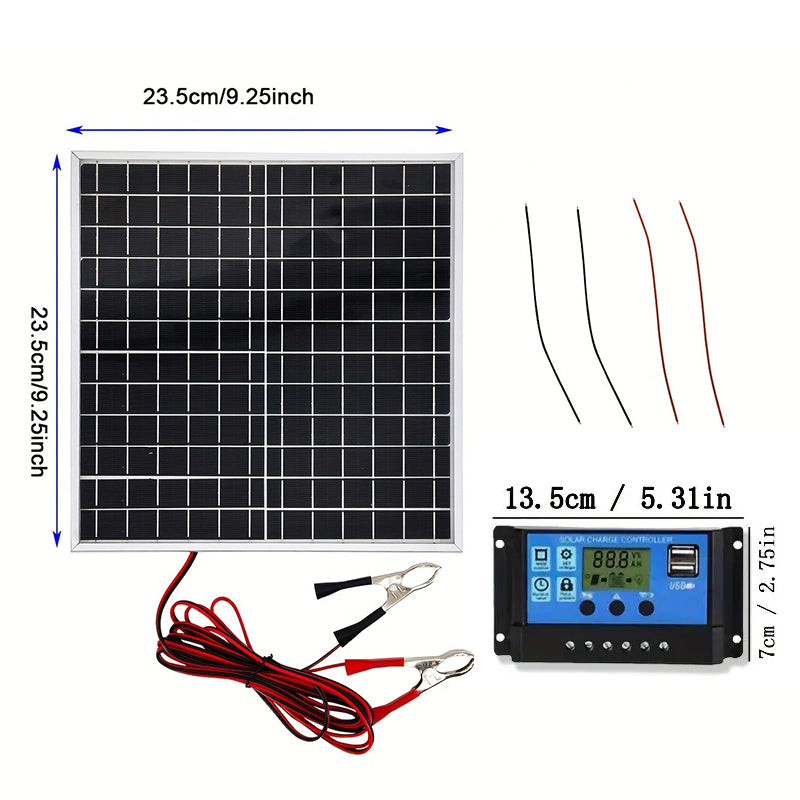 Portable Waterproof Solar Panel Kit