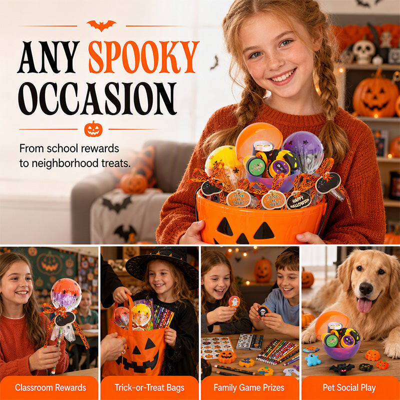 Halloween Party Toy & Stationery Assortment Set