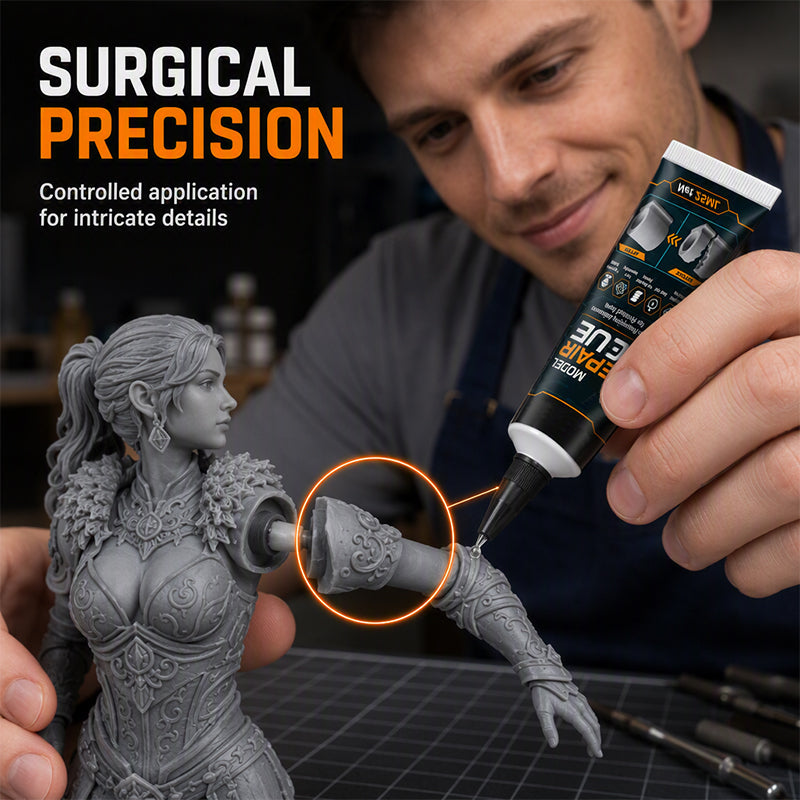 Quick Dry 3D Print Adhesive with Precision Tip