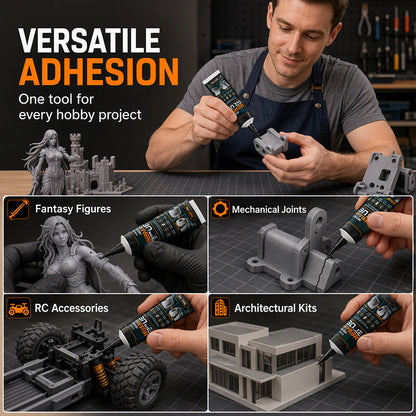 Quick Dry 3D Print Adhesive with Precision Tip