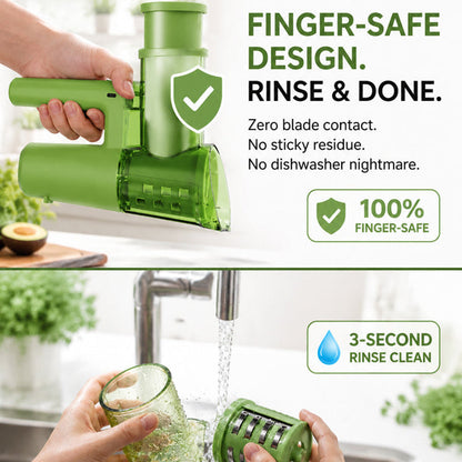 🥕 Cordless Electric Food Chopper – Slice, Shred & Shave With One Tool ⚡