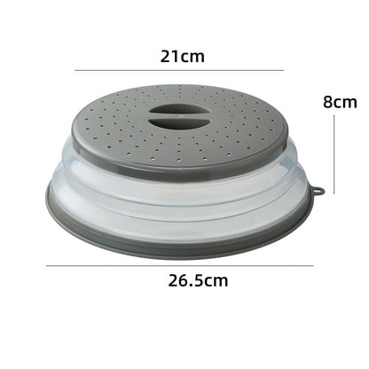 2-in-1 Collapsible Microwave Splatter Cover