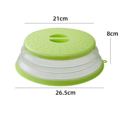 2-in-1 Collapsible Microwave Splatter Cover