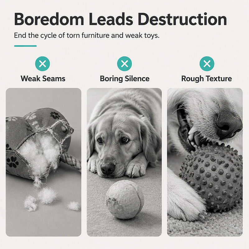 Plush Bite-Resistant Squeaky Pet Toy