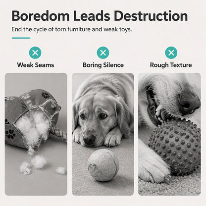 Plush Bite-Resistant Squeaky Pet Toy