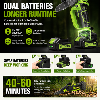 Cordless Mini Electric Chainsaw