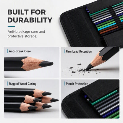🎨 Professional Oil Colored Pencils – Create Vibrant Artwork With Smooth Blending ✨