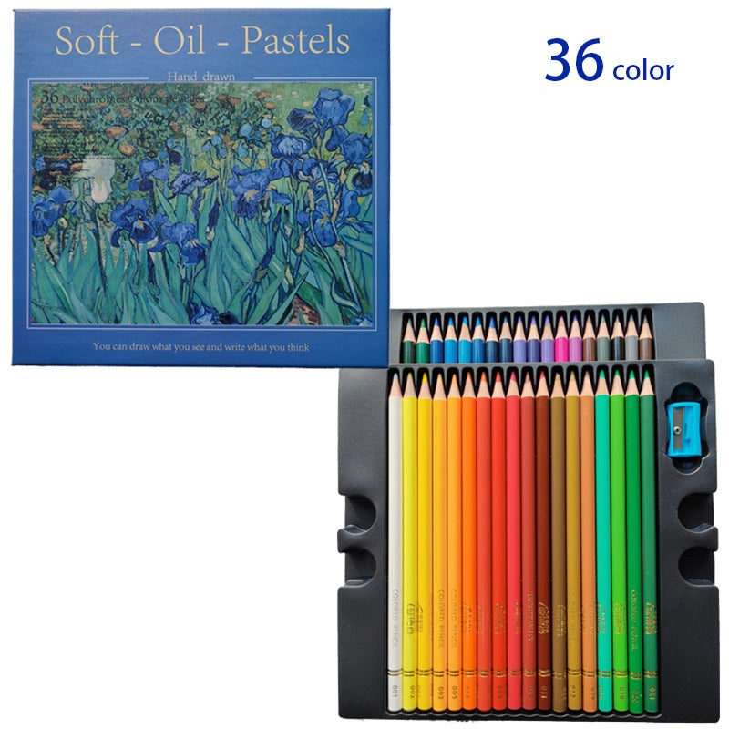 🎨 Professional Oil Colored Pencils – Create Vibrant Artwork With Smooth Blending ✨