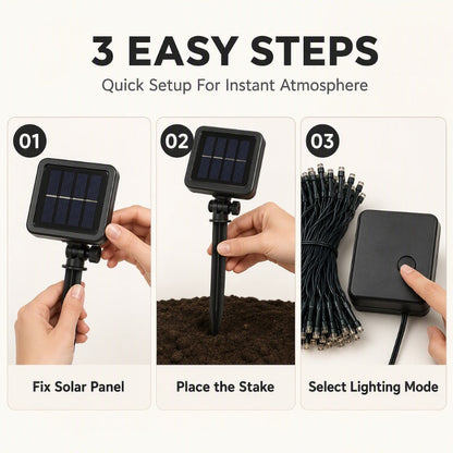 CE Certified LED Fairy Lights Battery and Solar Powered String Lights for Holiday Decor