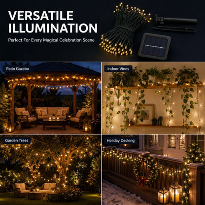 CE Certified LED Fairy Lights Battery and Solar Powered String Lights for Holiday Decor