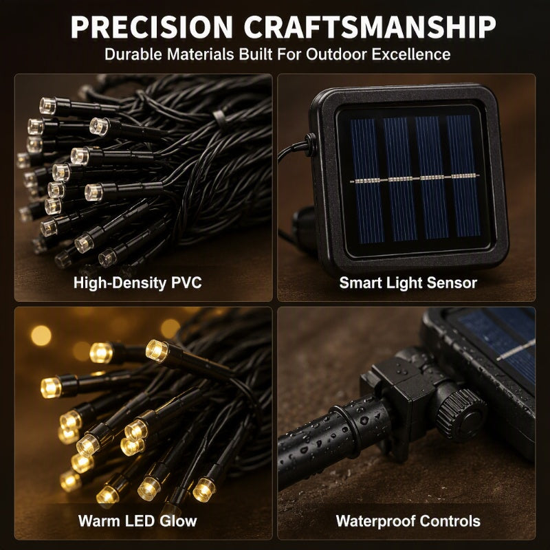 CE Certified LED Fairy Lights Battery and Solar Powered String Lights for Holiday Decor