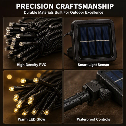 CE Certified LED Fairy Lights Battery and Solar Powered String Lights for Holiday Decor