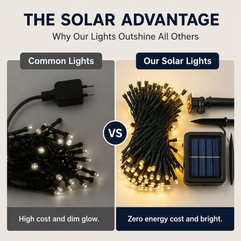 CE Certified LED Fairy Lights Battery and Solar Powered String Lights for Holiday Decor