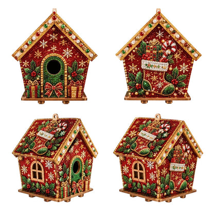 🎄✨ DIY 3D Pearl Christmas Art Kit – Handmade Festive Decoration with 6 Holiday Designs