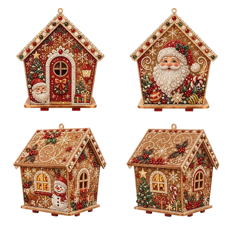🎄✨ DIY 3D Pearl Christmas Art Kit – Handmade Festive Decoration with 6 Holiday Designs